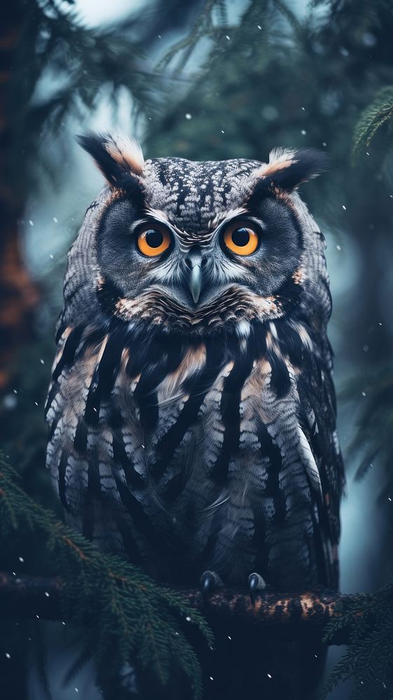 Owl animal nature bird.