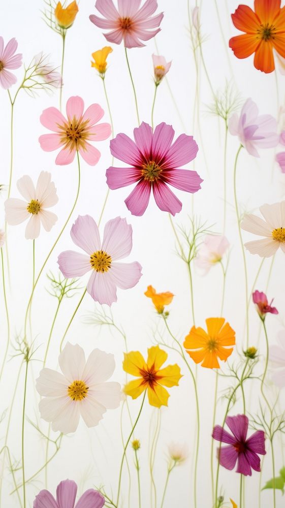 Cosmos flower wallpaper backgrounds pattern nature.