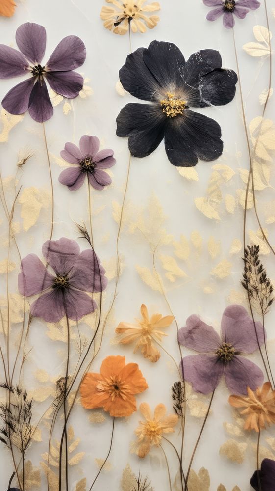 Spring flowers wallpaper backgrounds pattern petal.