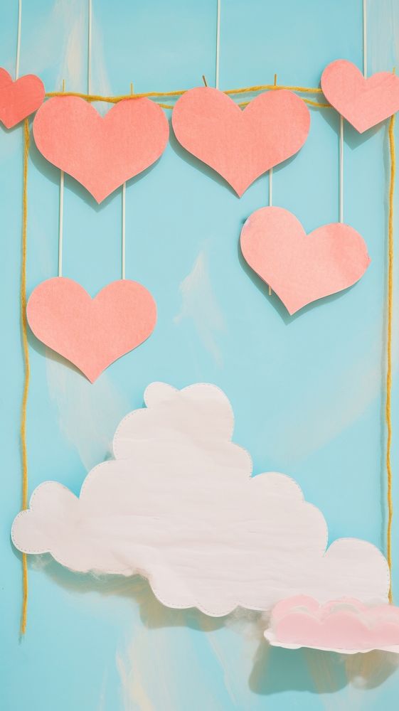 Cute valentines craft collage wall art creativity.