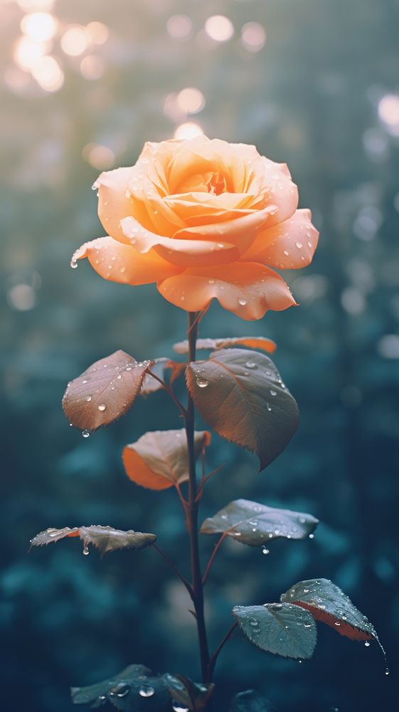 Rose blossom nature flower.