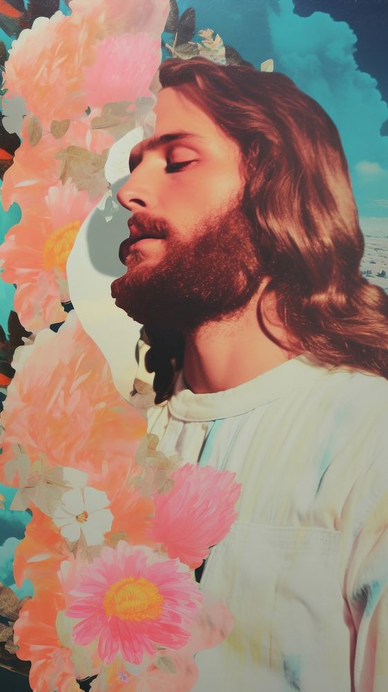 Jesus art painting portrait.