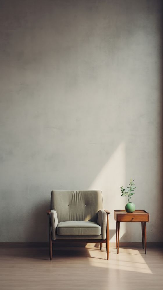 Wall architecture furniture armchair.