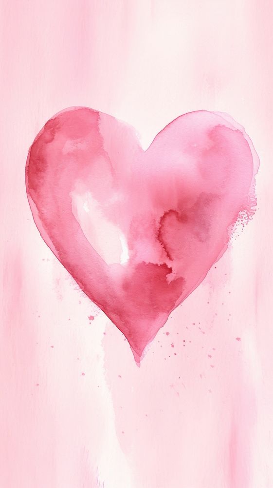 Pink heart backgrounds creativity splattered.