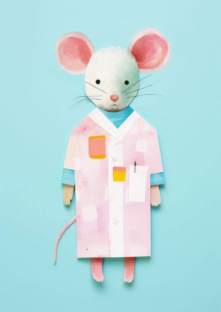 Happy sick mouse patient animal cute rat.