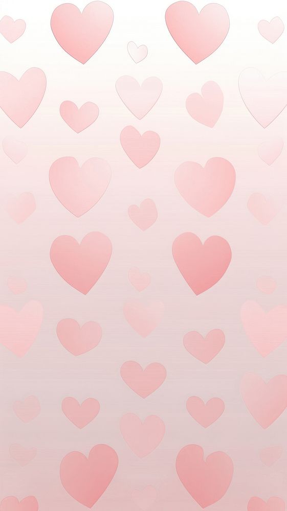Light pink heart pattern backgrounds repetition abstract.