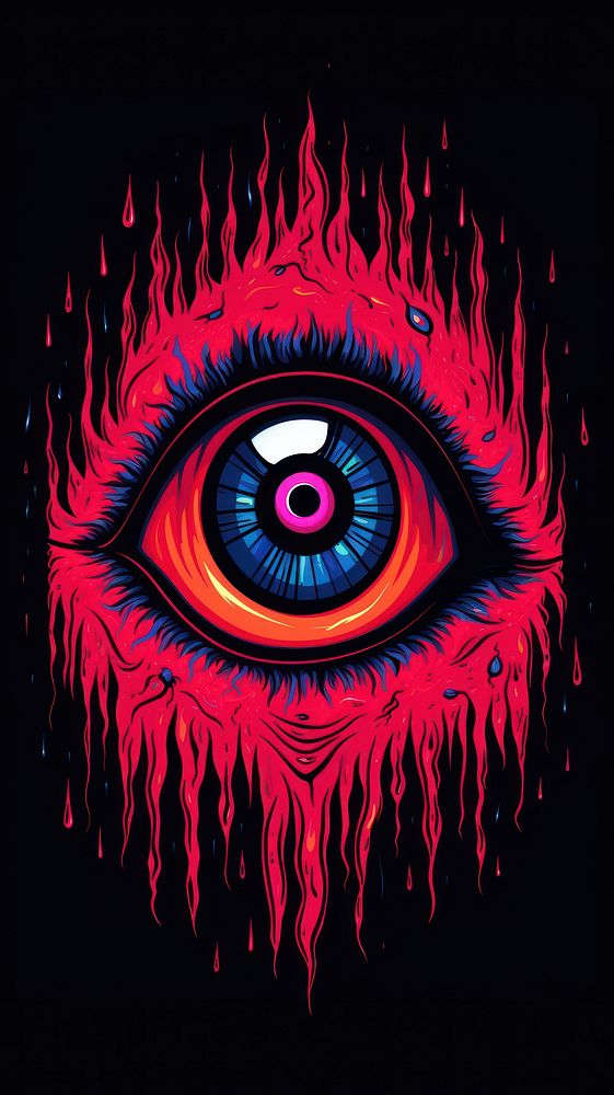 Devils eye graphics art creativity.