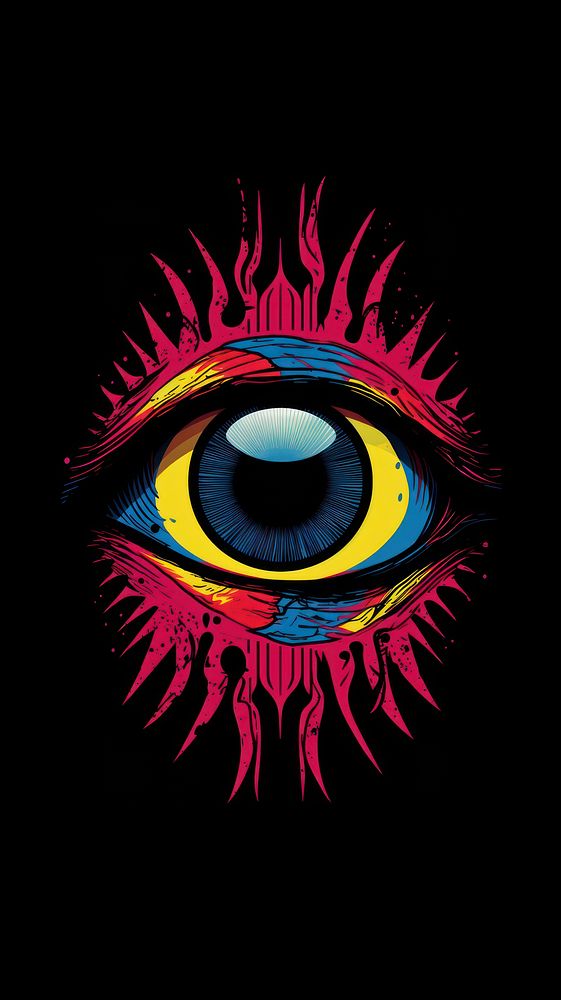 Eye graphics logo art.