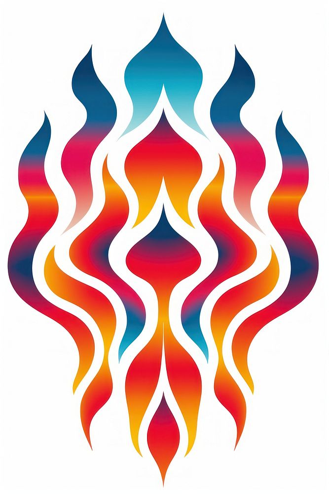 Fire abstract graphics art.