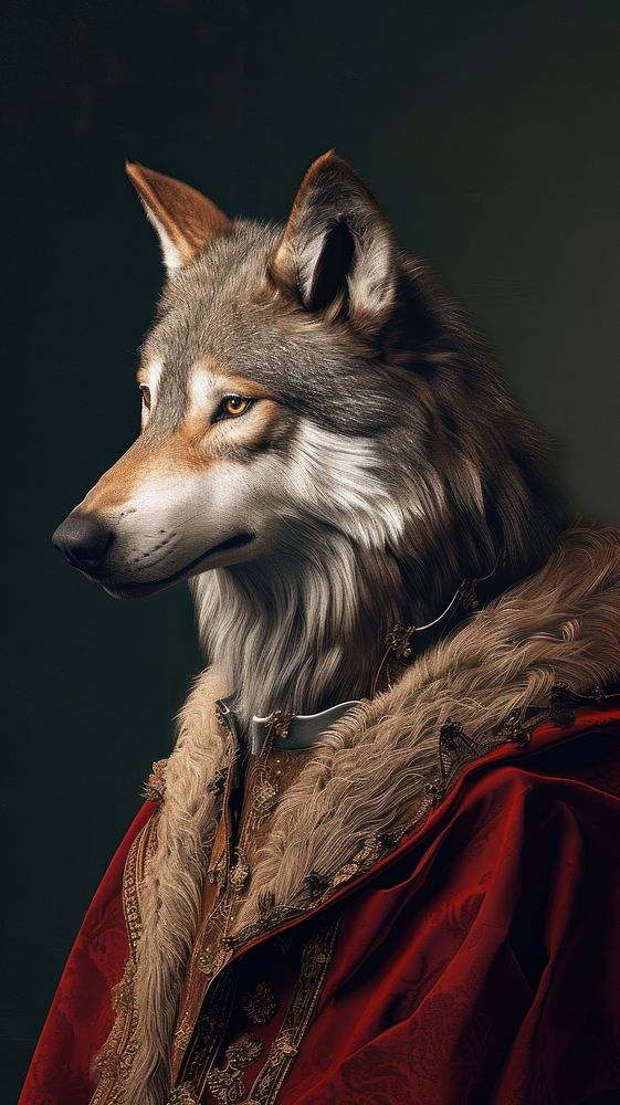 Animal wolf portrait mammal.