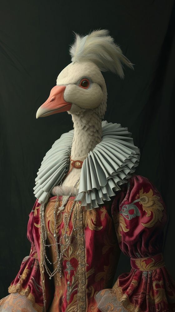 Animal bird art portrait.