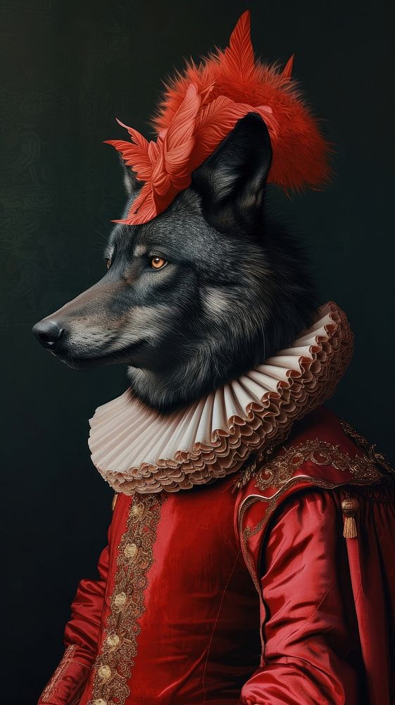 Portrait costume animal fantasy.