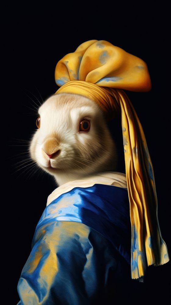 Portrait animal mammal bunny.