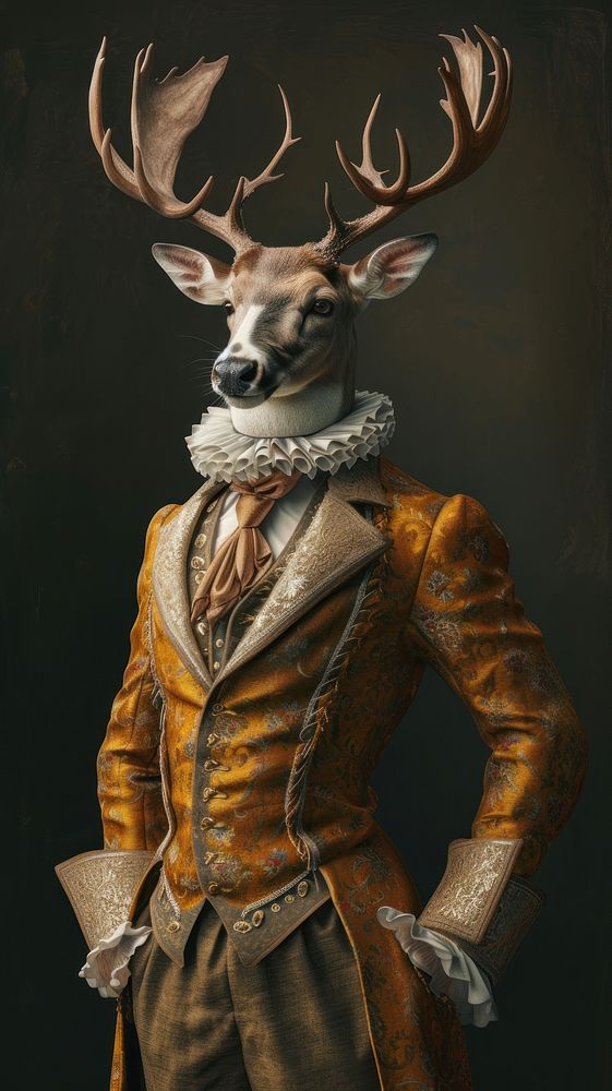 Animal art portrait fantasy.