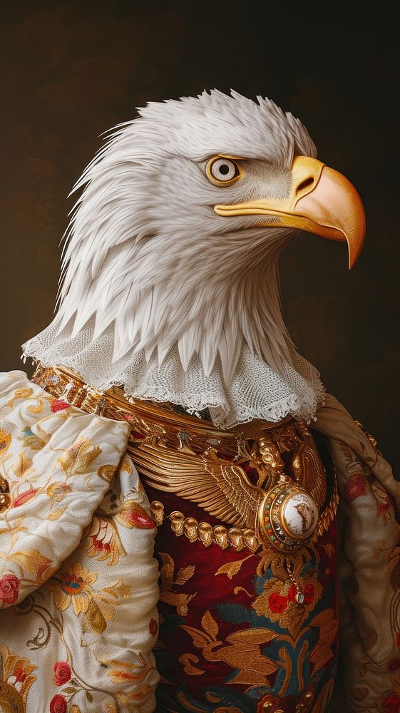 Animal art painting eagle.