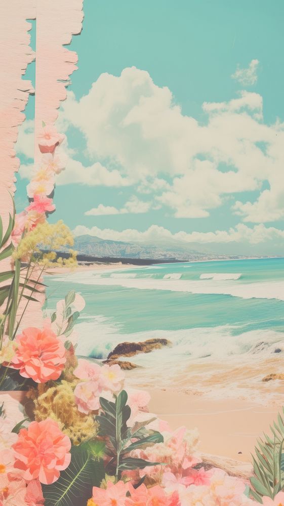 Summer beach painting outdoors nature.