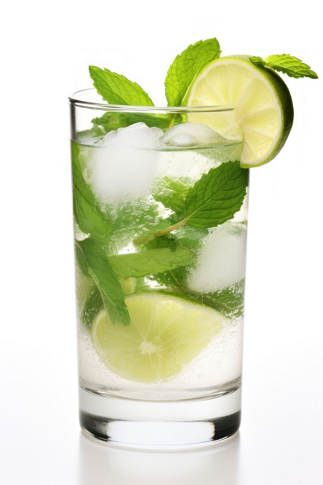 Mint mojito drink cocktail.
