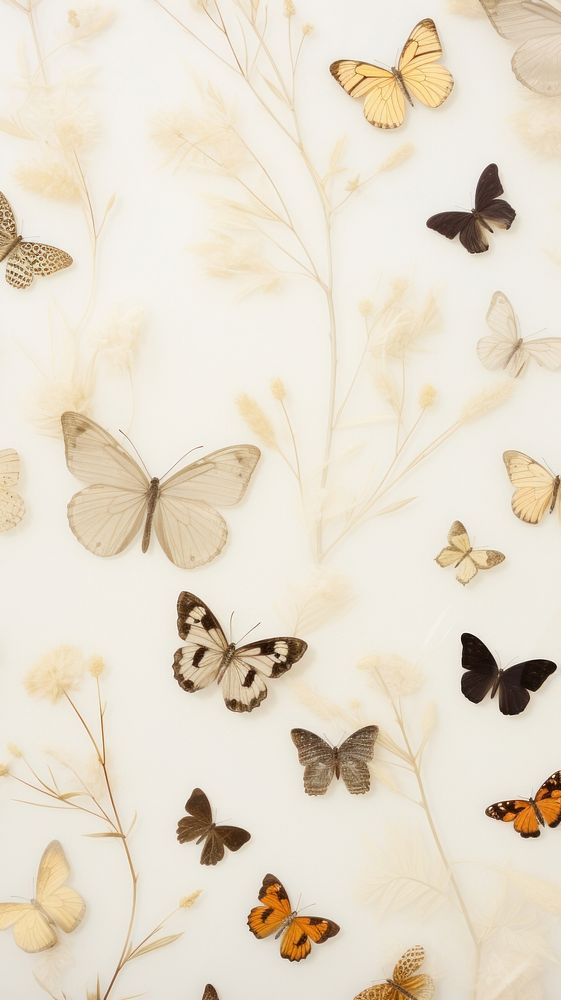 Pressed butterflies backgrounds butterfly wallpaper.