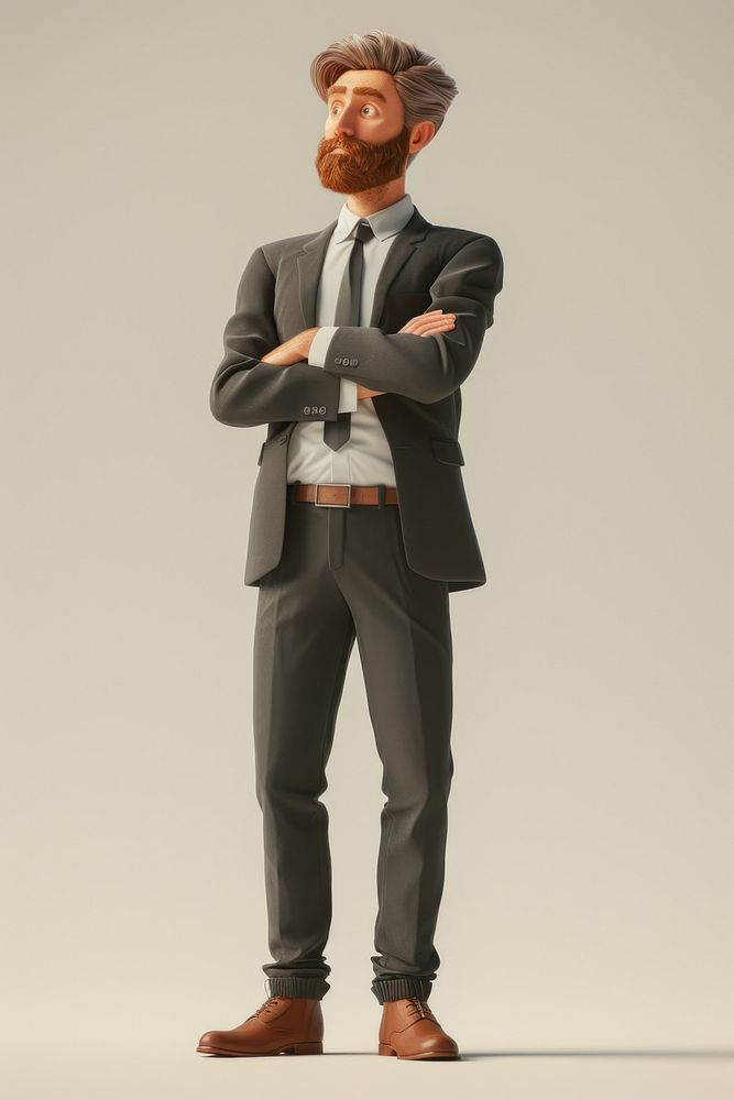 Businessman standing blazer adult.