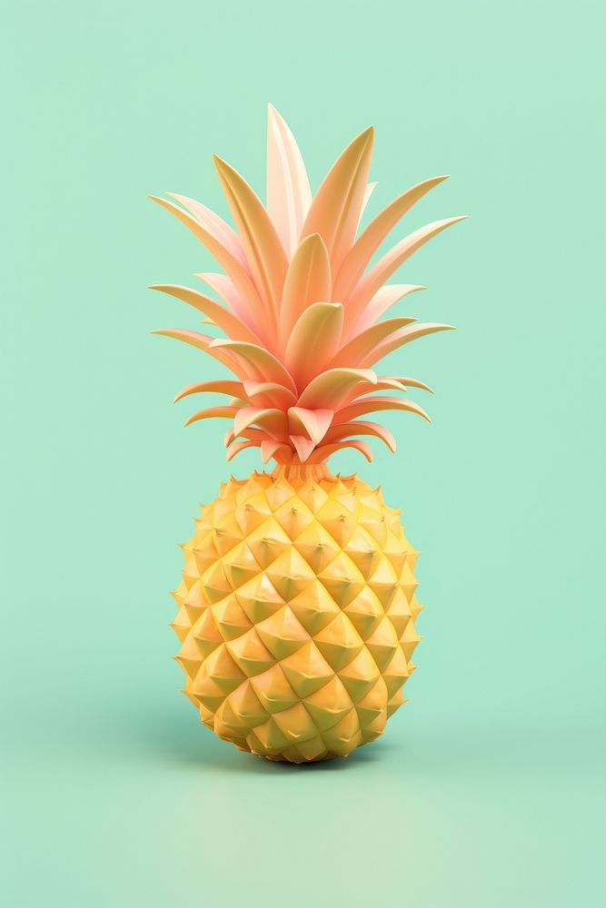 Pineapple plant fruit food.