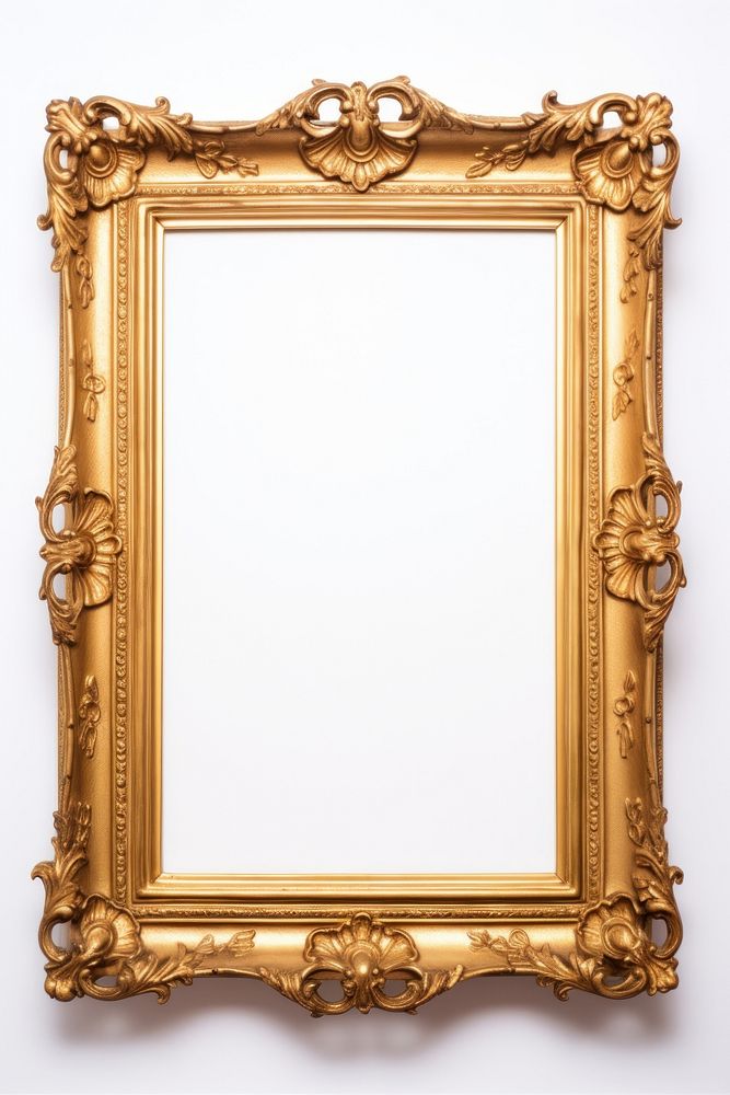 Wood rectangle mirror frame.