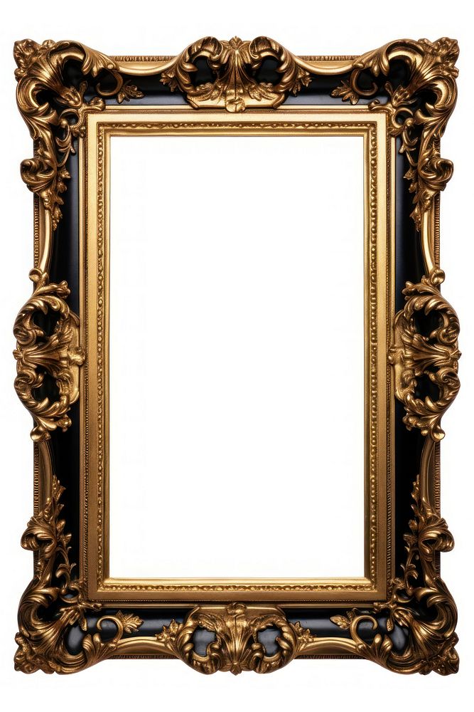 Black gold Renaissance frame rectangle | Premium Photo - rawpixel