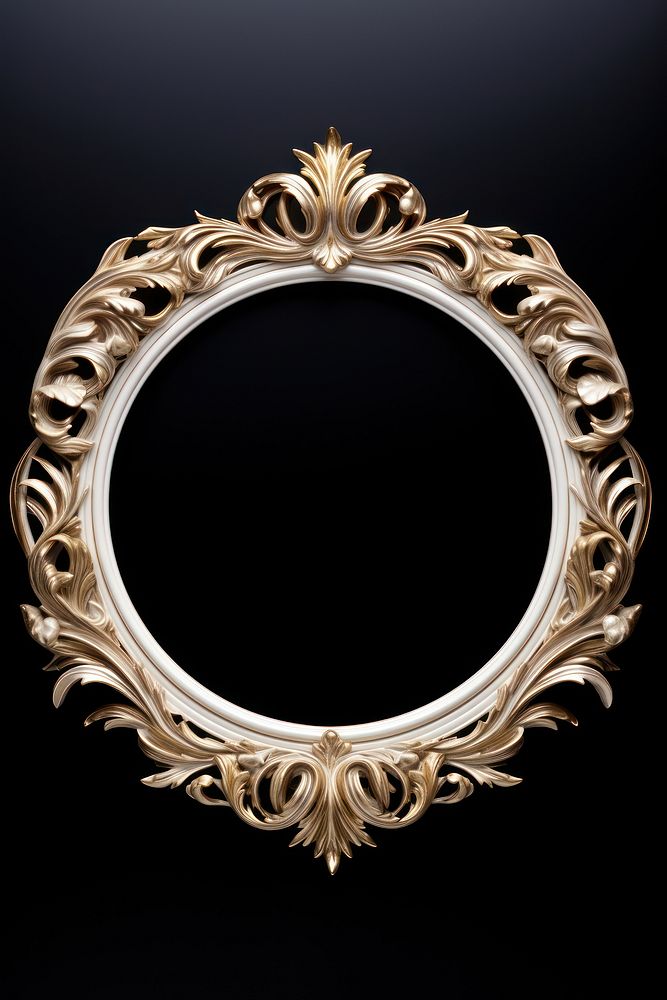 Minimal ceramic oval Renaissance frame vintage jewelry pendant locket.