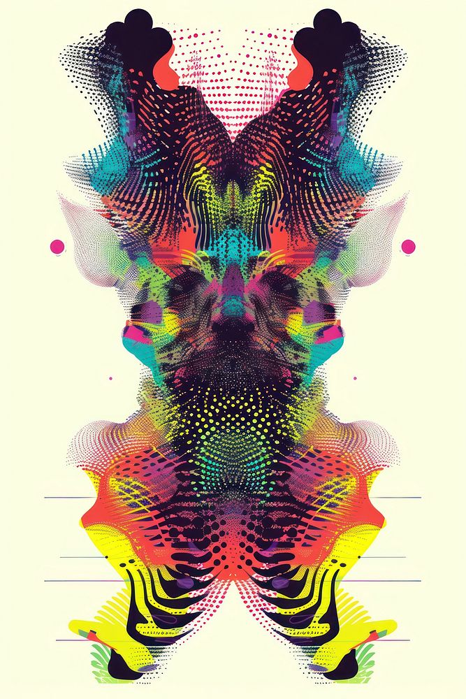 Ghost art abstract graphics.