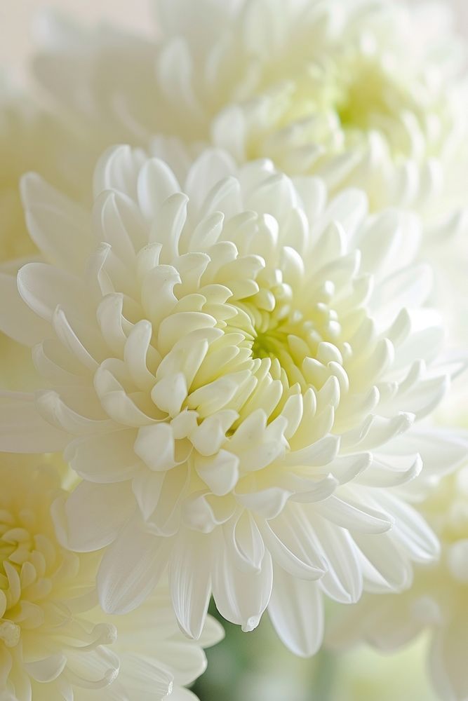 Photo of chrysanthemum flower indoor chrysanths blossom dahlia.