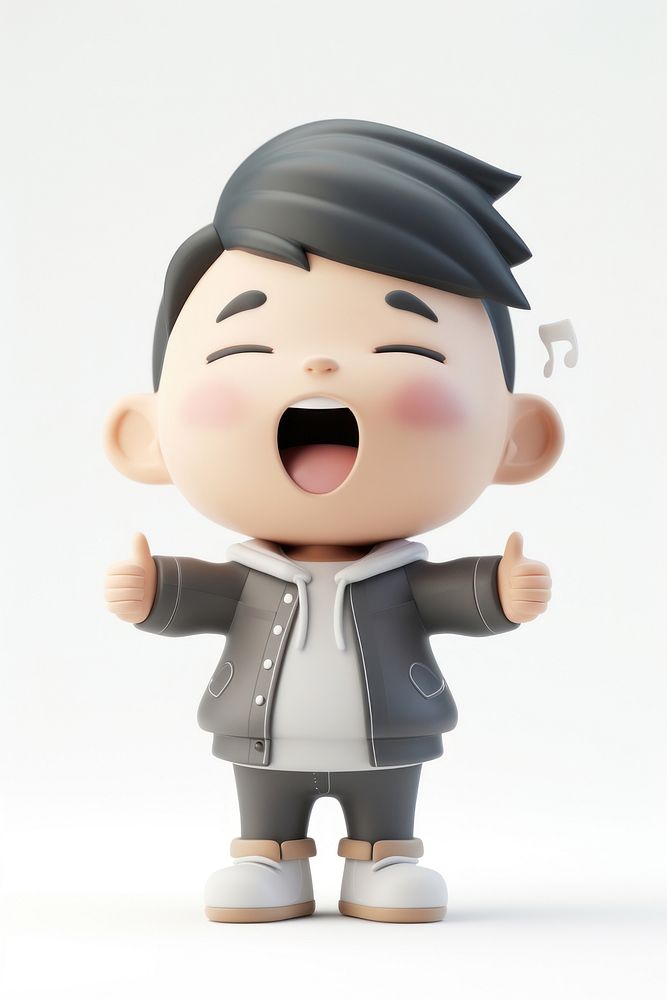 Asian singing figurine cute toy.