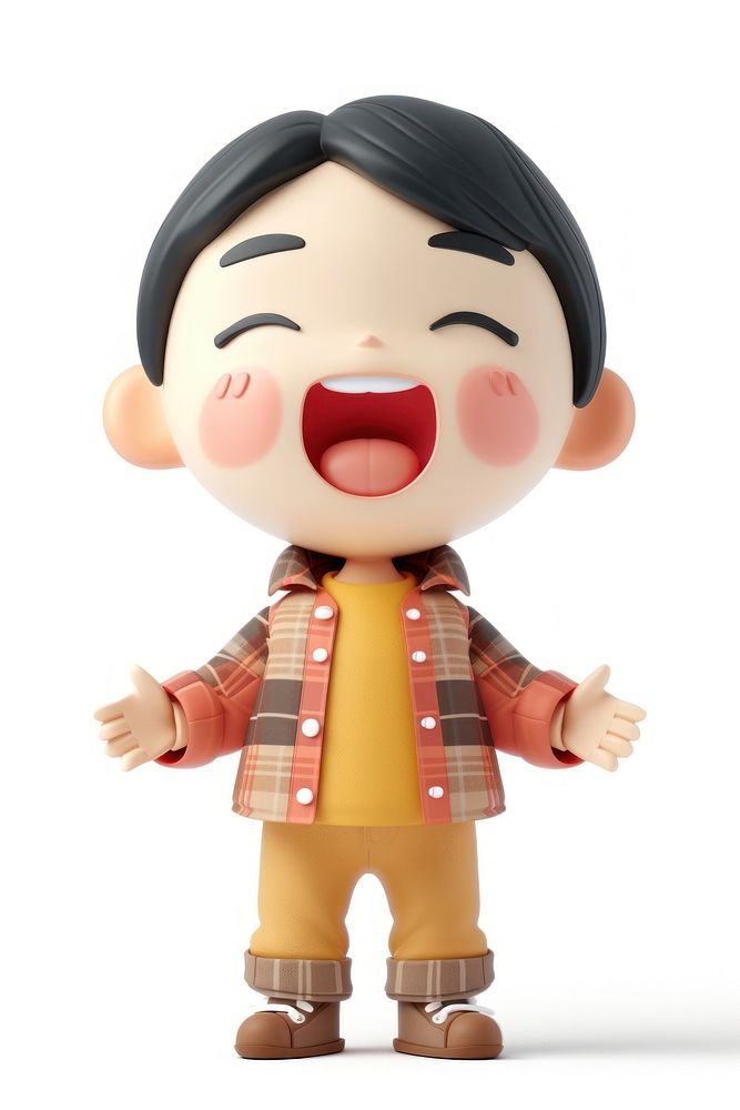 Asian singing figurine human cute.