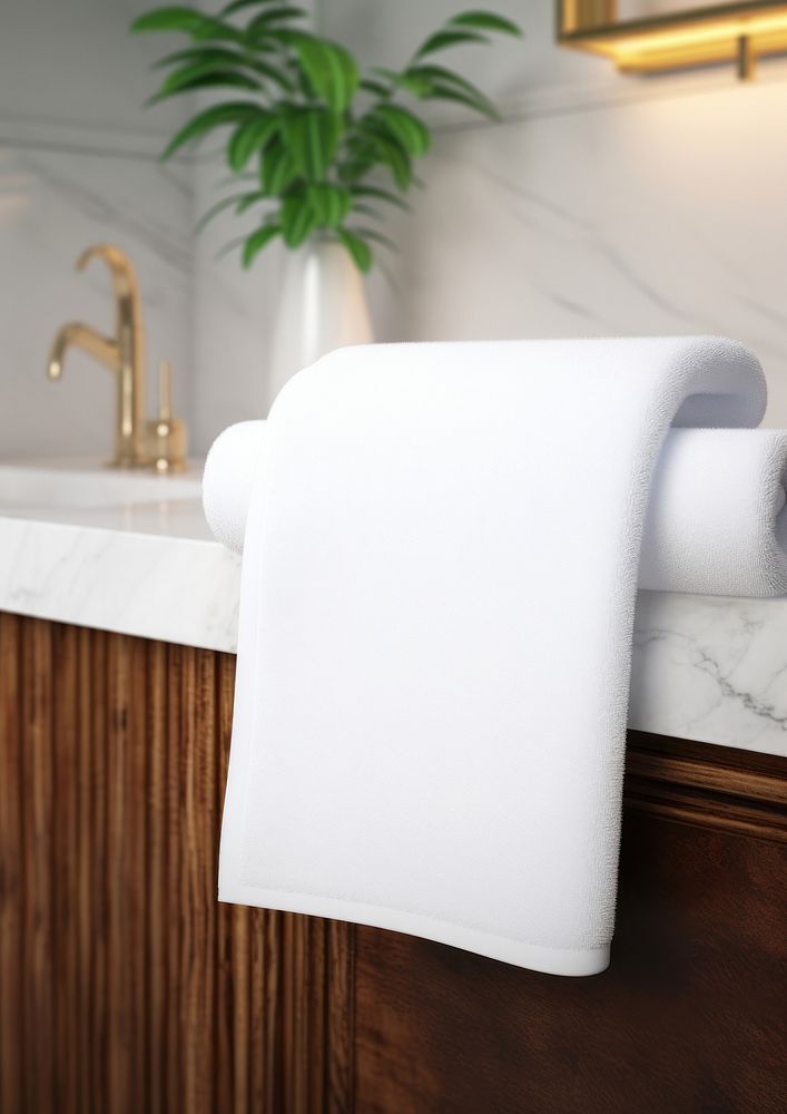 Towel bathroom white sink. | Premium Photo - rawpixel