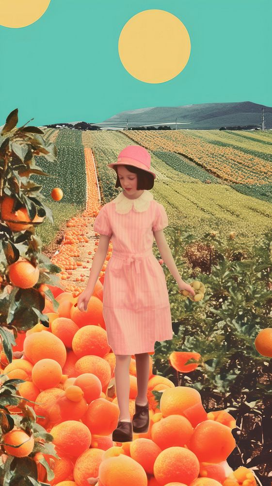 Orange farm agriculture grapefruit outdoors.