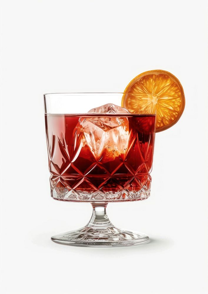 A fancy cocktail drink glass soda.