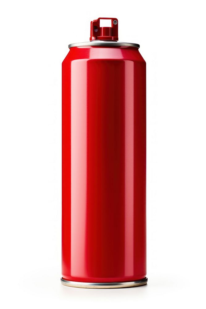 Spray Can white background container cylinder.