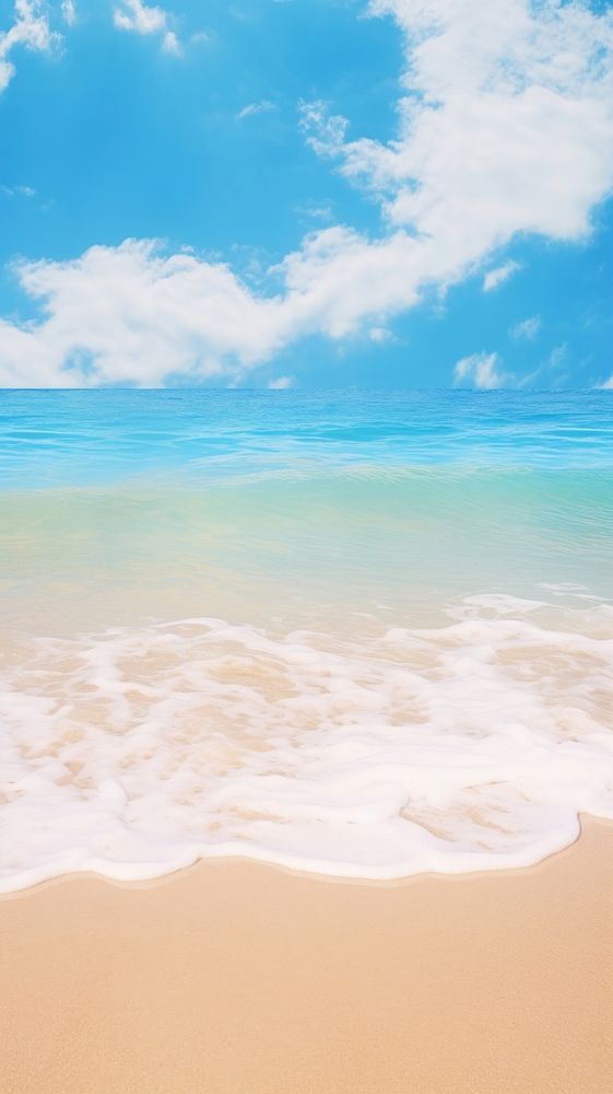 Summer wallpaper beach sea outdoors.