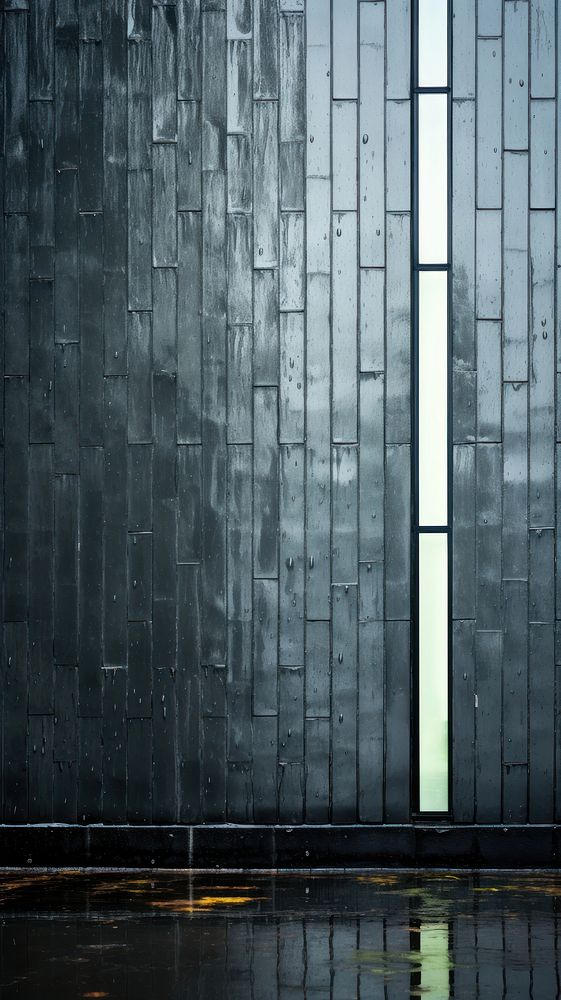 Large building wall in rainning architecture outdoors light.