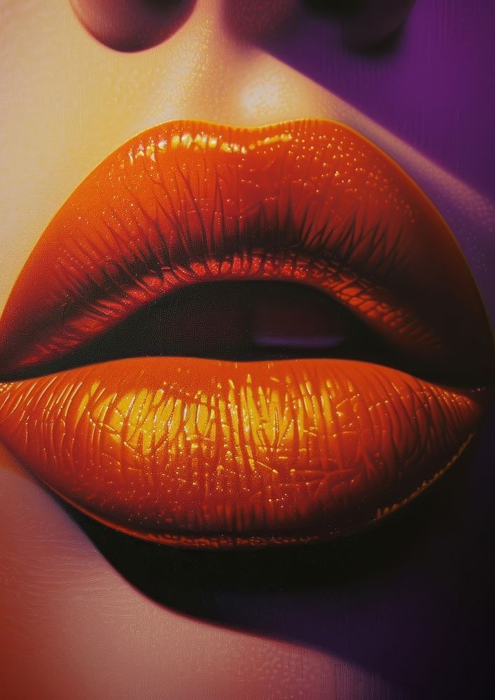 Lip mouth portrait headshot lipstick.