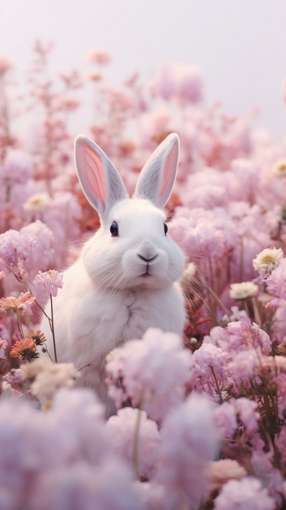 White rabbit flower outdoors blossom.