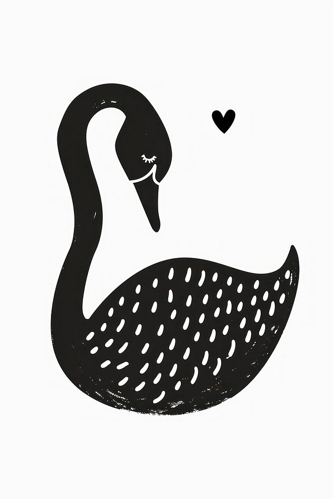 Cute swan clipart animal bird creativity.