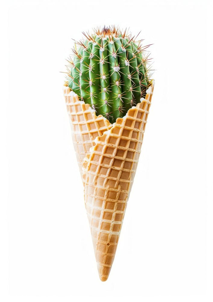 Ice cream cone cactus plant food.
