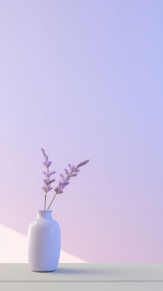 Lavender flower plant vase tranquility.