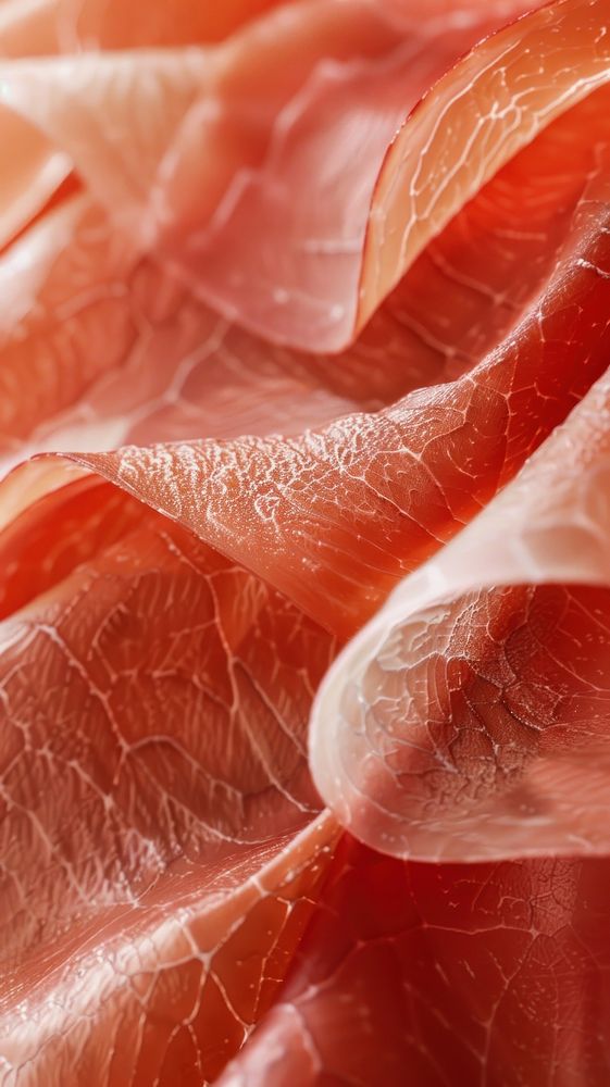 Parma ham meat food backgrounds.