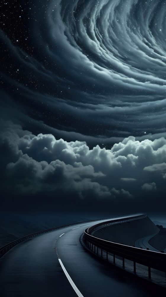 Cool wallpaper curve highway sky astronomy outdoors.