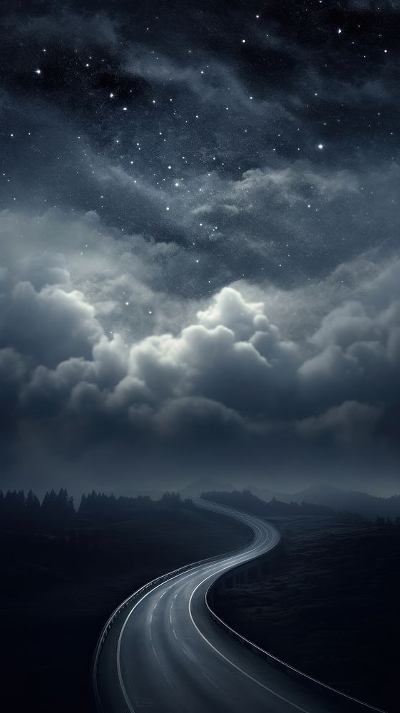 Cool wallpaper curve highway sky outdoors nature.