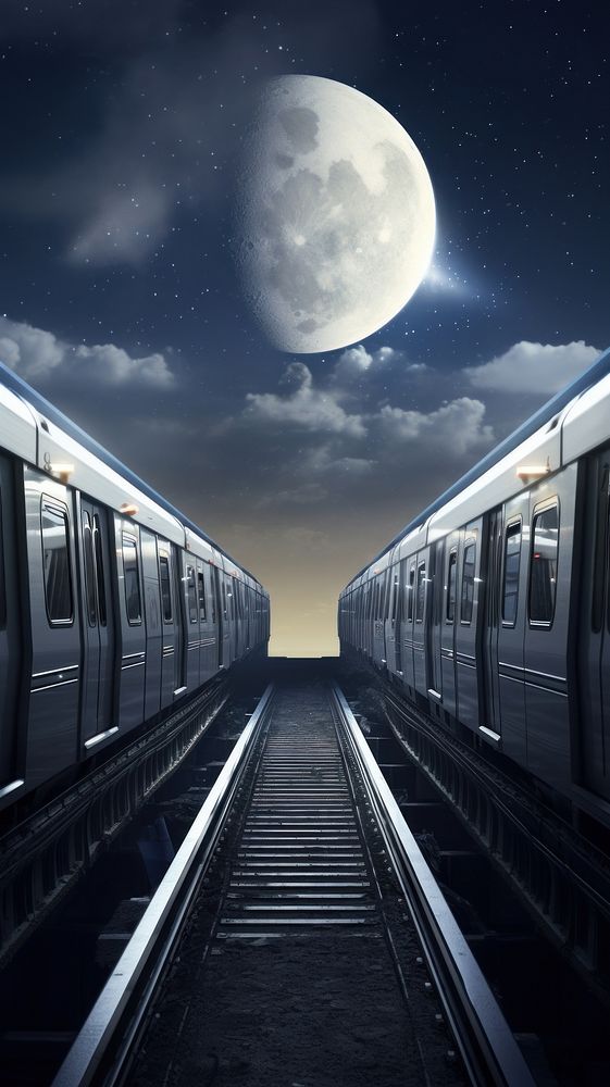 Cool wallpaper subway station train astronomy vehicle.
