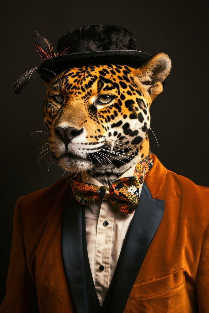Jaguar portrait animal wildlife.