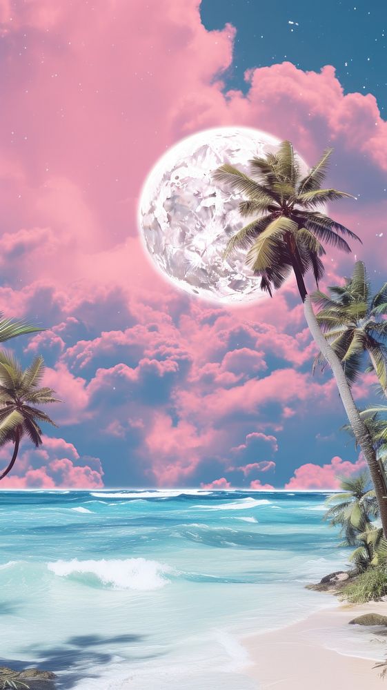 Cool wallpaper tropical beach astronomy outdoors nature.