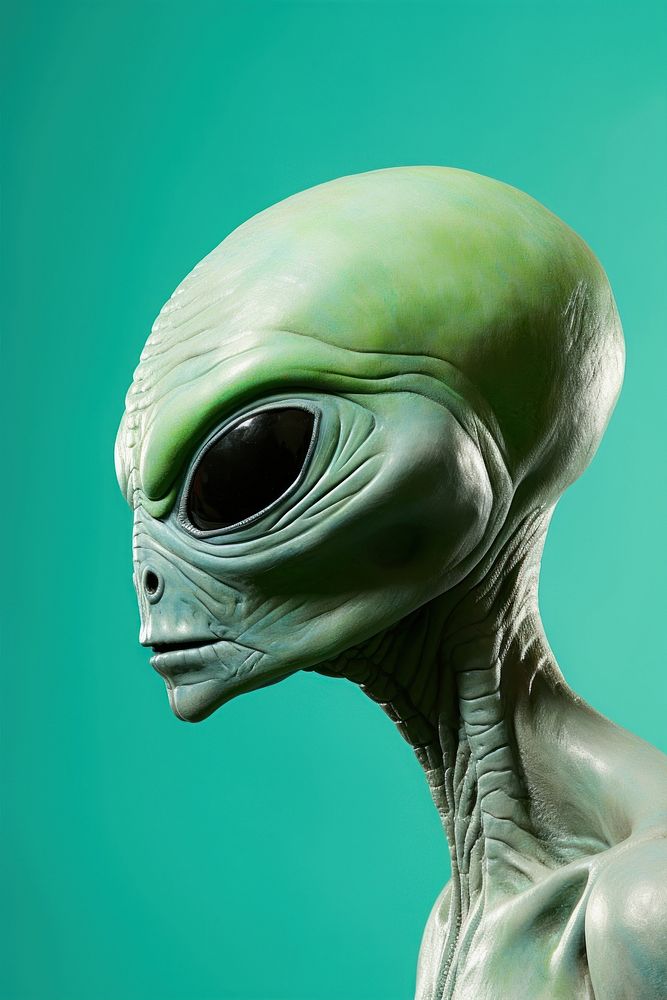 Alien side portrait profile technology | Premium Photo - rawpixel