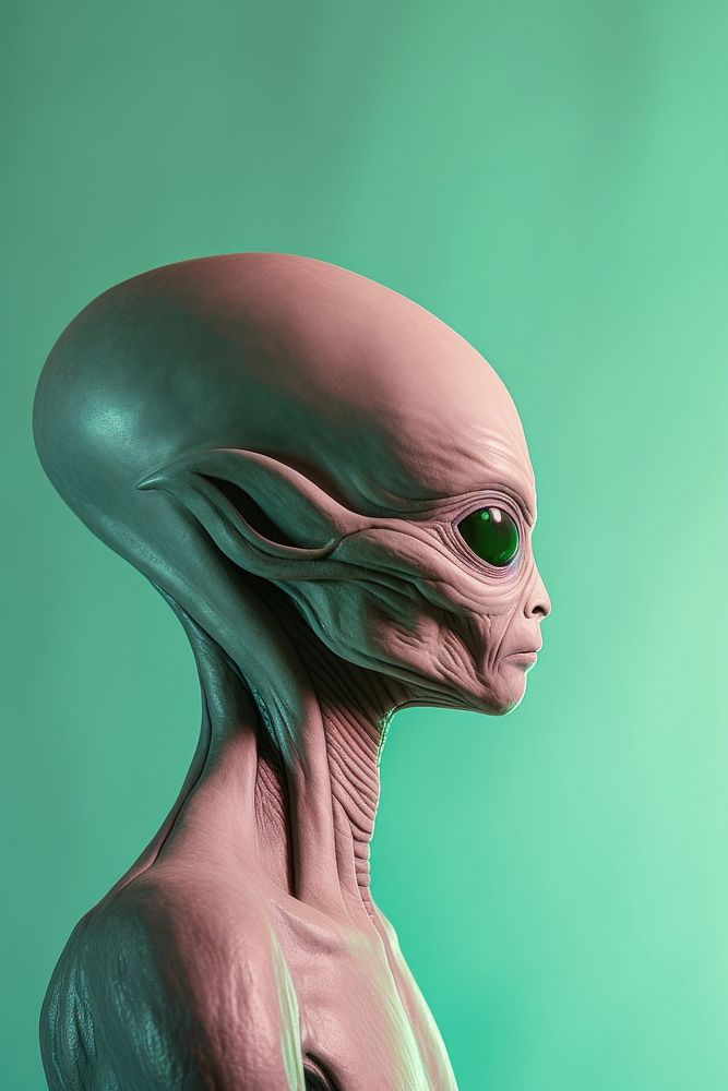 Alien side portrait profile representation | Premium Photo - rawpixel